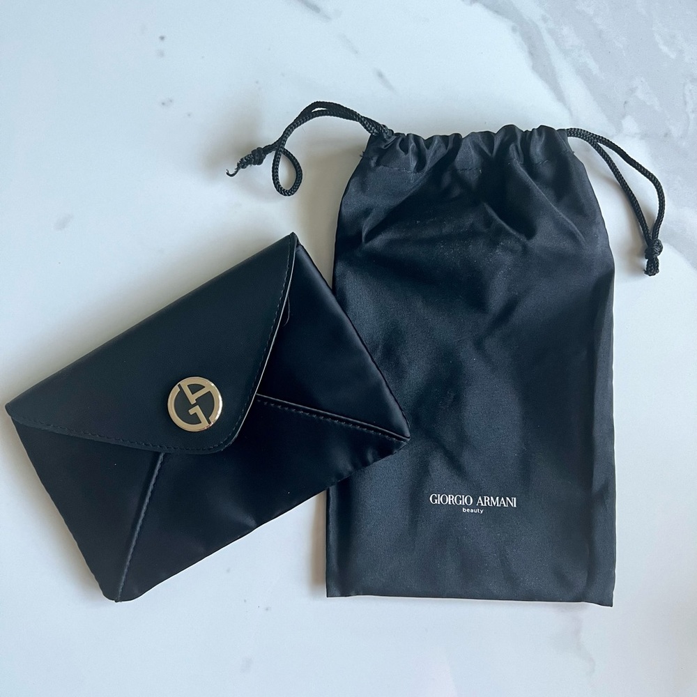 New - Authentic Giorgio Armani Beauty Pouch